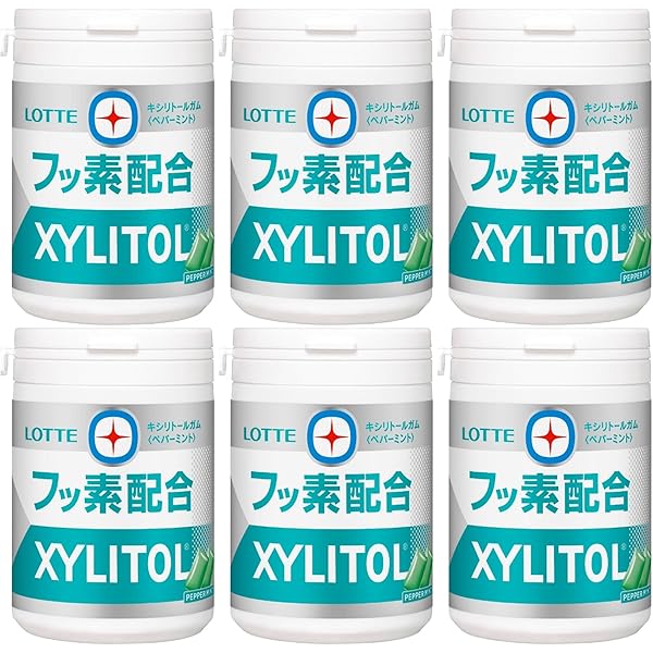 Amazon.co.jp: ロッテ キシリトールガム +フッ素 ペパーミント スリム